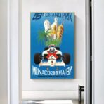 vintage formel 1 poster