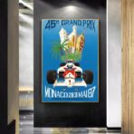 vintage formel 1 poster