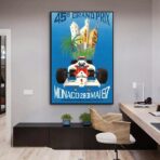 vintage formel 1 poster