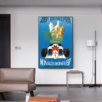vintage formel 1 poster