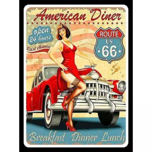 vintage garage poster 1