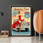 vintage garage poster 1