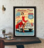 vintage garage poster 1