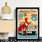 vintage garage poster 1