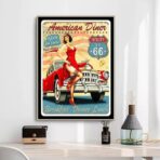 vintage garage poster 1