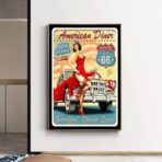 vintage garage poster 1