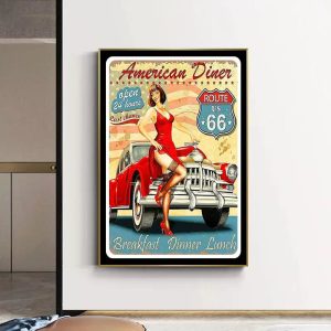 vintage garage poster 1