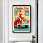 vintage garage poster 1
