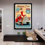vintage garage poster 1