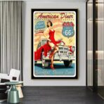 vintage garage poster 1
