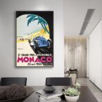plakat grand prix monaco 1933
