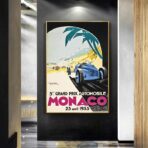 plakat grand prix monaco 1933