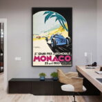 plakat grand prix monaco 1933