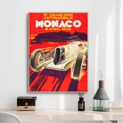poster grand prix monaco 1