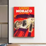 poster grand prix monaco 1