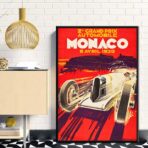 poster grand prix monaco 1
