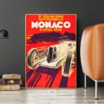 poster grand prix monaco 1