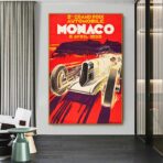 poster grand prix monaco 1