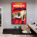 poster grand prix monaco 1