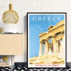 vintage griechenland poster