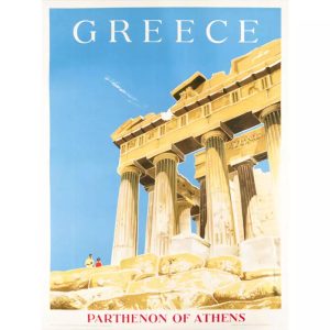 vintage griechenland poster