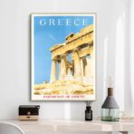 vintage griechenland poster