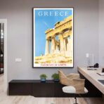 vintage griechenland poster