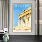 vintage griechenland poster