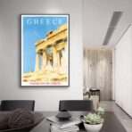vintage griechenland poster