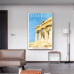 vintage griechenland poster