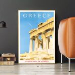 vintage griechenland poster