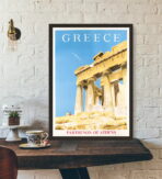 vintage griechenland poster