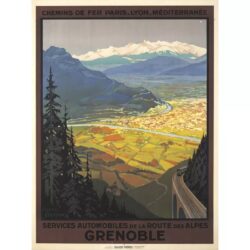 grenoble vintage poster 1
