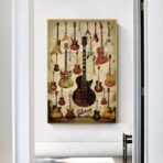 vintage gitarren poster