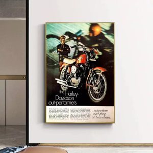 harley davidson vintage poster 1