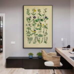 vintage herbarium poster 1
