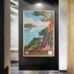 poster hossegor vintage 1
