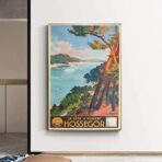 poster hossegor vintage 1