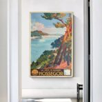 poster hossegor vintage 1
