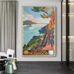 poster hossegor vintage 1