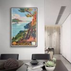 poster hossegor vintage 1