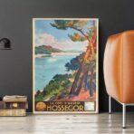 poster hossegor vintage 1