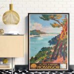 poster hossegor vintage 1