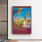 poster hyeres vintage 1