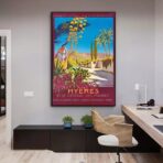 poster hyeres vintage 1