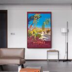 poster hyeres vintage 1