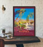 poster hyeres vintage 1