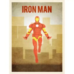 vintage iron man poster 1