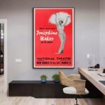 poster josephine baker vintage 1