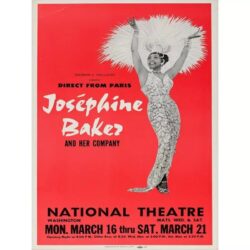 poster josephine baker vintage 1